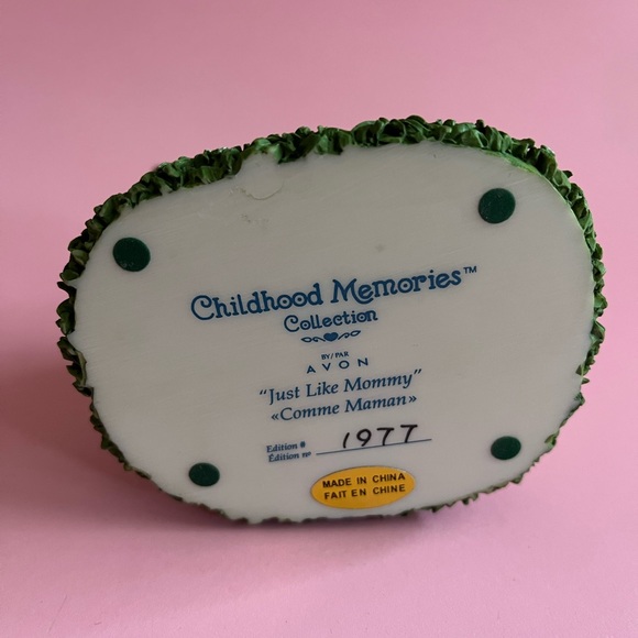 Childhood memories by Avon ‘ Just like Mommy’ figurine girl & doll in stroller - Picture 2 of 6